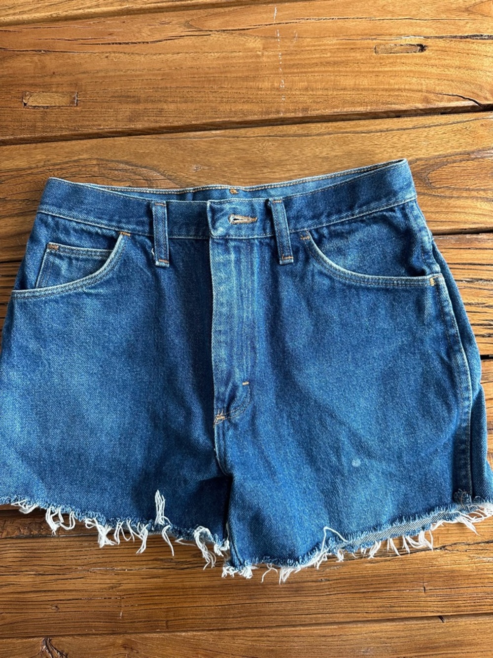Maverick vintage Classic High-Waist Blue Denim Shorts - Women’s